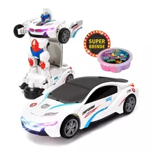 Carrinho Bmw Transformers Robô Presente Menino Criança