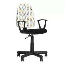 Silla Escritorio Comic Blanco Amarillo Bighouse