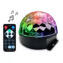 Bola De Boliche Led Giratoria Audioritmica 6w Control 220v