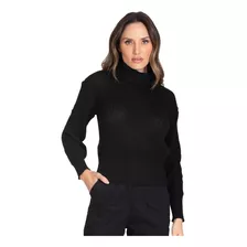 Blusa Tricot Feminina Manga Longa Select Preto