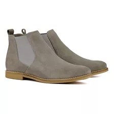 Chelsea Boot Camurça Masculina Em Couro