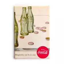 Cuadro Focu Deco En Lienzo Canvas 20x30 Coca Cola - Botellas