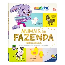 Livro Infantil Bebê Animais Da Fazenda Minhas Primeiras Palavras Desenvolve Vocabulário Todo Livro