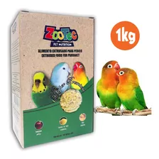 Alimento Aves Extrusado Perico Zootec Super Premium 1kg