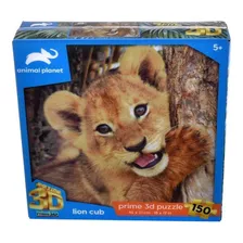 Puzzle 3d 150 Piezas Animal Planet - Leon Cachorro