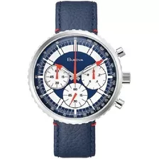 Relógio Bulova Masculino Archive Series 96a283 Prateado Azul