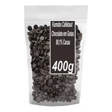 Chocolate Amargo 80% Cacau Belga Barry Callebaut 400g Gotas