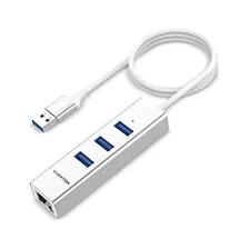 Concentrador Usb 3.0 De 3 Puertos Adaptador Gigabit Eth...