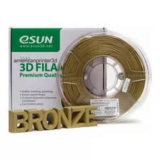 Filamento Impresora 3d Metalico Bronce 1.75mm 0.5kg Esun