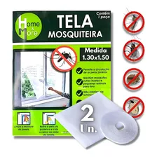 Kit 2 Telas Mosquiteiras Janela Anti-inseto Mosquito 130x150