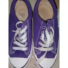 Zapatillas Fokker Violeta T 36 Usada 