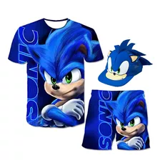 Sonic The Hedgehog Conjunto De Pantalones Cortos Con Sombrer