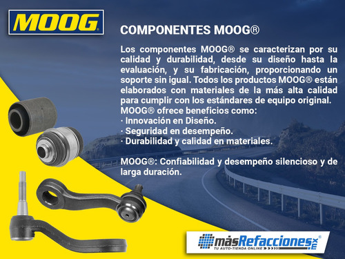 Base Amortiguador Del Izq/der Moog Para Kia Sephia 98 Al 01 Foto 4