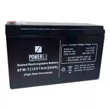Batería De Ups Powerex 6fm-7 De 12v 7ah Vrla Sellada 