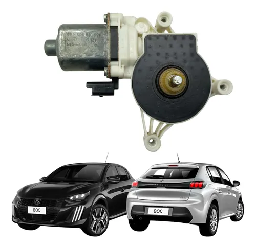 Motor Vidro Dianteiro Direito Peugeot 208 F006b40694 Usado