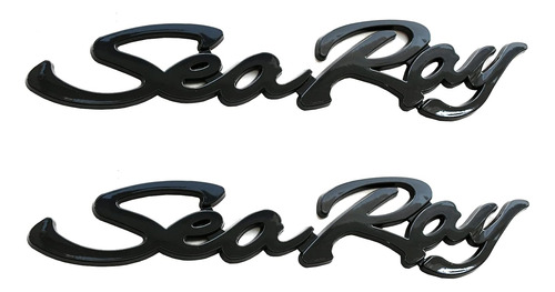 New Sea Ray Searay Sr Wave Script Emblemas 3d Badge Etters B Foto 3