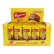 Bolinho Roll Bauducco Recheado Chocolate Caixa 15 Unidades