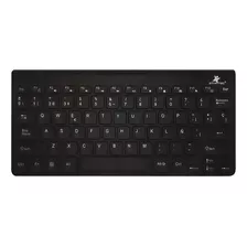 Teclado De Cable Mini Slim Star Tec St-kb-007 Español Color Del Teclado Negro