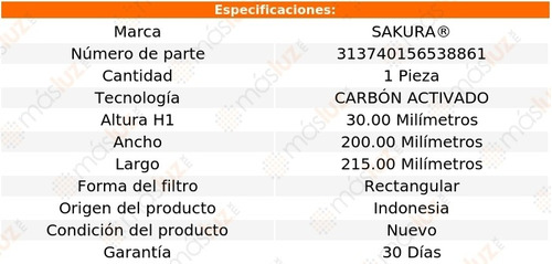 Filtro Aire Acondicionado Carb Act Nissan Gt-r 3.8l V6 09/20 Foto 2