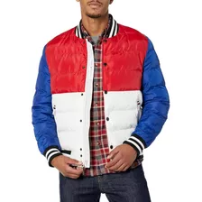 Casaca Tommy Hilfiger Hombre Plumas Bomber Talla M Nuevo