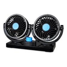 Ventilador Para Auto 360° Doble Giratorio