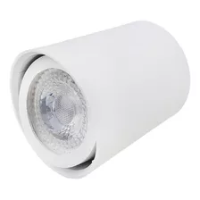 Spot Sobrepor Redondo Direcionável 7,5cm Gu10 Dicroica M2290 Cor Branco