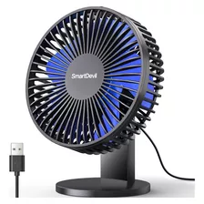 Smartdevil Ventilador De Escritorio Pequeño, Ventilador Usb 