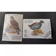 Sello Postal - Madagascar - Pajaros 1991