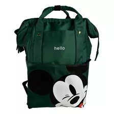 Pañalera Para Bebé Tipo Morral Mickey Multifuncional