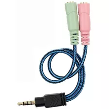 Cable Convertidor 2a1 Audio Enmallado