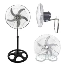 Ventilador De Pie 3 En 1 Paleta Metálica 5 Aspas 21 100 W