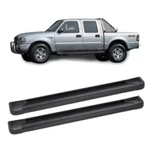 Estribo Plataforma Aluminio Preto Ford Ranger Cd Xl 2011