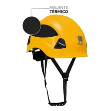 Casco Yako Trabajo En Altura, Escalada, Rescate Colores Color Amarillo