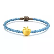 Pulsera De Dije - Chow Sang Sang 999 24k Solid Gold Apple Ch