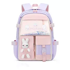 Mochila Escolar Lindo Bolso Escolar Kawaii De Gran Capacidad