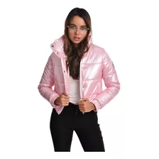 Campera Mujer Inflable Chaqueta Dama Metalizada Impermeable