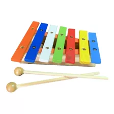 Xilofone De Madeira Instrumento Infantil Pedagógico