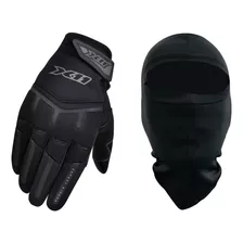 Luva Frio Moto Motoqueiro X11 Fit X Neoprene Frio + Touca