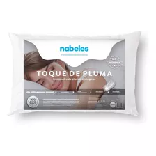 Travesseiro Tecnológico Nabeles Toque De Plumas - Ecológico Cor Branco