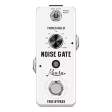 Pedal Rowin Noise Gate Supressor Guitarra Baixo Cor Branco