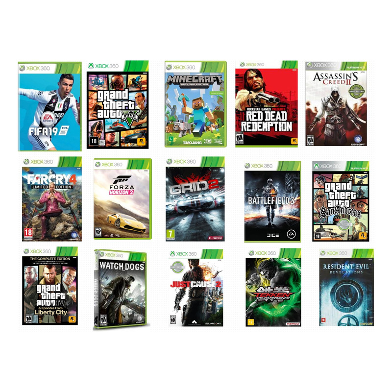 Combo 6 Jogos – Midia Digital Xbox 360 - 95xGames