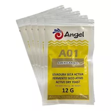 Kit Com 5 Sachês Fermento Levedura Angel A01 Ale