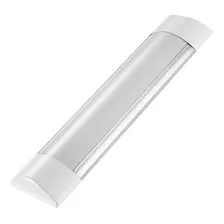 Luminária Linear Led 10w Sobrepor 30cm 3000k Tubular Calha Cor Branco Quente 3000k 110v/220v (bivolt)