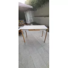 Escritorio Blanco Mdf-madera