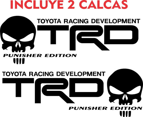 Calca Calcomania Sticker Toyota Tacoma Trd Punisher Edition Foto 7