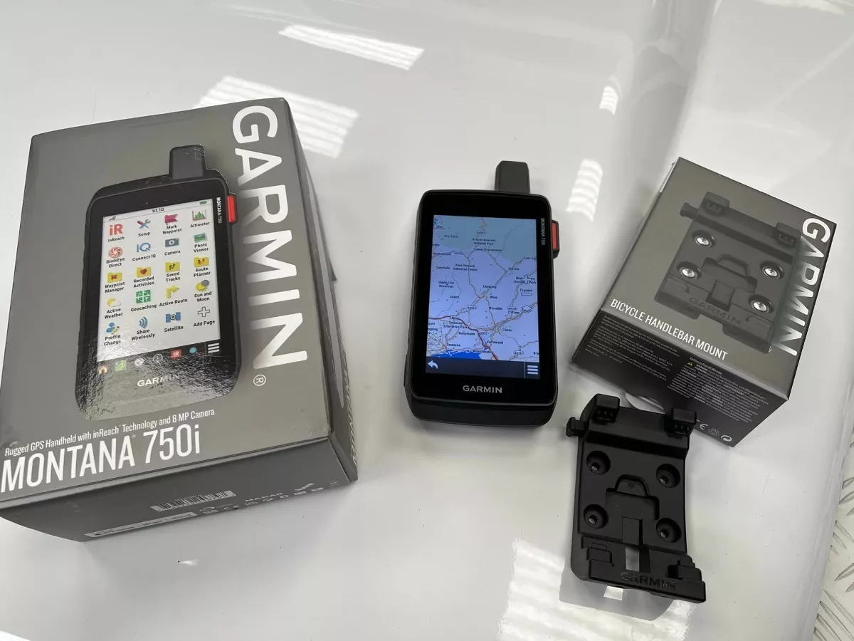 Garmin Montana 750i Rugged Hiking Gps Touchscreen Navigator 