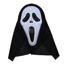 Máscara Scream Con Capucha Halloween Disfraz Cosplay 