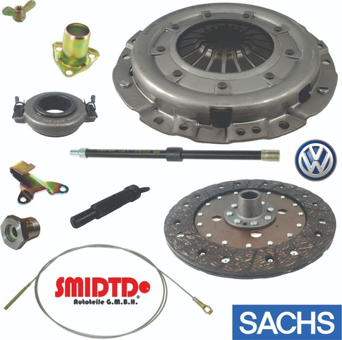 Kit De Clutch Completo Cable Funda Vw Sedan 1.6l 93-04 Vocho Foto 5