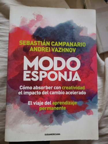 Modo Esponja. Sebastián Campanario. Libro