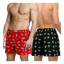 Kit 10 Cuecas Samba Canção Short Dormir Masculino Pijama 